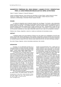 diagnóstico temprano del virus dengue 1 usando rt-pcr y
