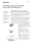 Informatica Cloud para Microsoft Azure SQL Data Warehouse