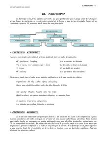 el participio. - griegobachillerato