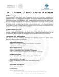 biotecnología y bioseguridad en méxico
