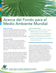 Acerca del Fondo para el Medio Ambiente Mundial