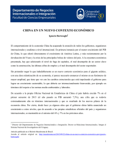 china en un nuevo contexto económico