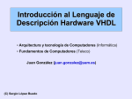 Introducción al Lenguaje de Descripción Hardware VHDL