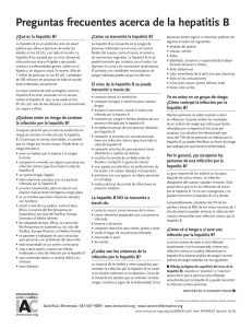 Preguntas frecuentes acerca de la hepatitis B