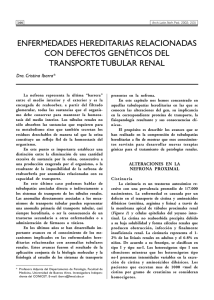 enfermedades hereditarias relacionadas con defectos genéticos del