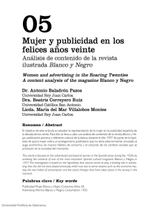 Mujer y publicidad en los felices años veinte