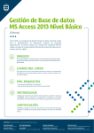 gestion de base de datos con MS Access 2013 nivel