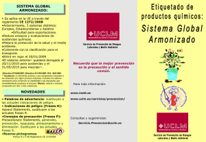 Sistema global armonizado (etiquetado de agentes químicos).