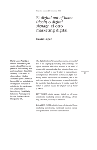 El digital out of home (dooh) o digital signage, el otro marketing digital