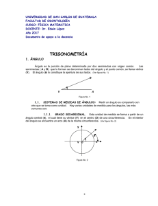 el documento sobre Trigonometría y Vectores parte 1