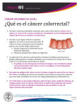 ¿Qué es el cáncer colorrectal?