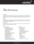 Mac OS X Server Mac OS X Server