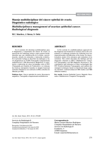 revisiones0 Manejo multidisciplinar del cáncer epitelial de