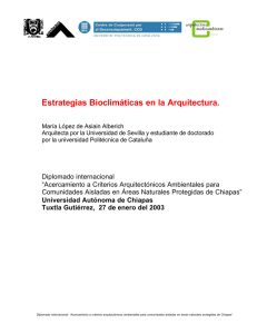Estratégias Bioclimáticas en la Arquitectura.