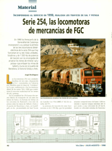 Serie 254, las locomotoras de mercancías de FGC