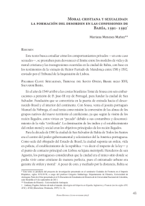 Moral cristiana y sexualidad: la formaci&oacute;n del