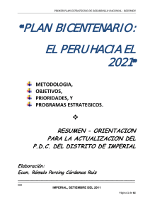 plan bicentenario