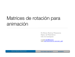 Matrices de rotación para animación