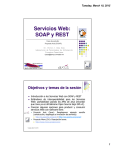 Servicios Web: SOAP y REST - Cinvestav
