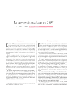La economía mexicana en 1997 - revista de comercio exterior