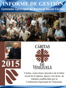 INFORME DE GESTION 2015 Comisión Episcopal de Pastoral