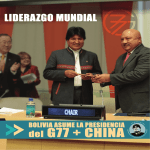 1 BOLIVIA ASUME LA PRESIDENCIA DEL G77 + CHINA