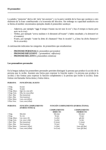 El pronombre. pdf - Tirami-su