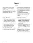 Cancer - Spanish - Health Information Translations