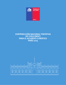 contribuci&oacute;n nacional tentativa de chile (indc) para el acuerdo