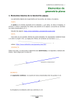 Elementos de geometría plana