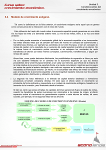 3.4 Modelo de crecimiento exógeno.