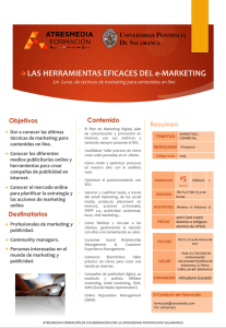 LAS HERRAMIENTAS EFICACES DEL e-MARKETING