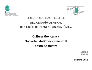 Cultura Mexicana y Sociedad del Conocimiento II