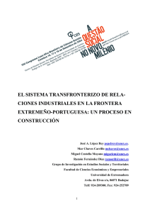 EL SISTEMA TRANSFRONTERIZO DE RELA