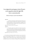 La emigración portuguesa hacia Francia en la segunda