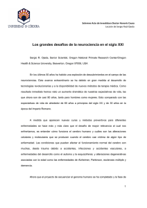 Discurso de investidura de D. Sergio Raúl Ojeda