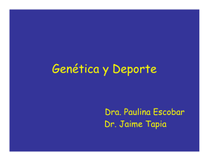 Genética y Deporte