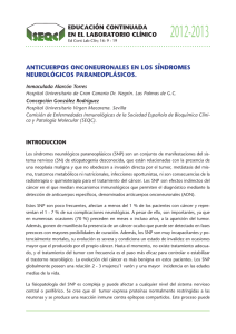 anticuerpos onconeuronales en los s&iacute;ndromes neurol&oacute;gicos