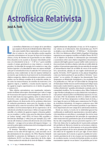 Astrofísica Relativista - Revista Española de Física