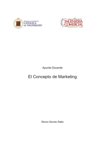 El Concepto de Marketing - Ingeniería Comercial PUCV