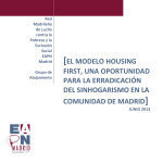 El modelo Housing First, una oportunidad para la