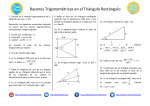 Razones Trigonométricas en el Triángulo Rectángulo