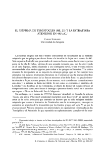 EL PSÉFISMA DE TEMÍSTOCLES (ML 23) Y LA