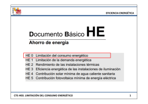 eficiencia energ&eacute;tica cte-he0. limitaci&oacute;n del consumo energ&eacute;tico 1