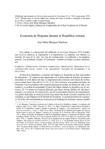 Economía de Hispania durante la República romana 3 mangones o