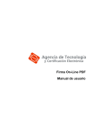 Manual de Usuario Firma On-Line PDF