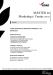 MÁSTER en Marketing y Ventas (640 h)