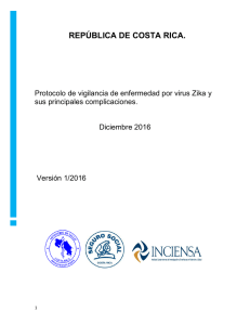 Protocolo de vigilancia de enfermedad por virus Zika y sus