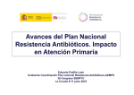 Avances del Plan Nacional Resistencia Antibióticos. Impacto en