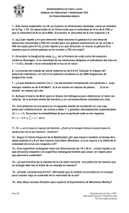 Problemario - Departamento de Física